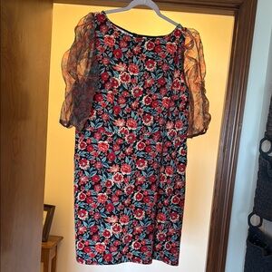 Floral Puff Sleeve Dress